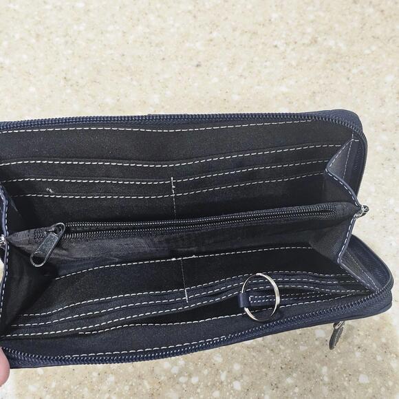 Tignanello Genuine Leather Brown 8" x 4.5" Wallet - Picture 3 of 6